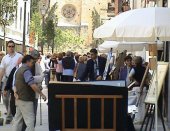 Mostra al carrer Santiago Rusiñol