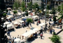 Foto de la Mostra d'Art a la Pl. Octavià,